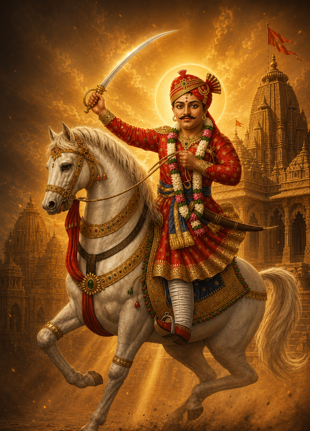 Veer Tejaji Maharaj Illustration